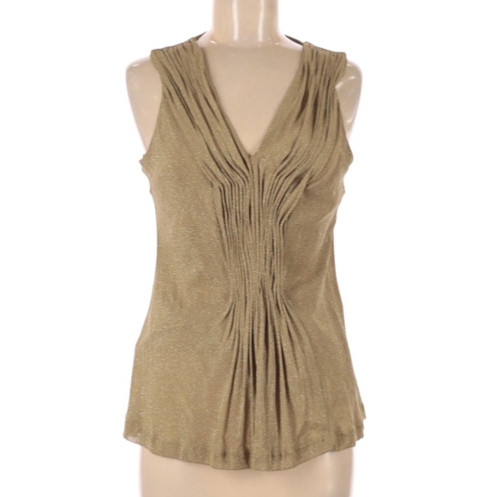 New York & Co. Gold Shimmer Top